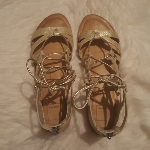 Gladiator lace-up sandals. GUC - Picture 6 of 8